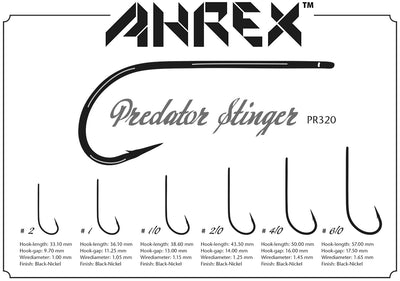 Ahrex PR320 Stinger Hooks