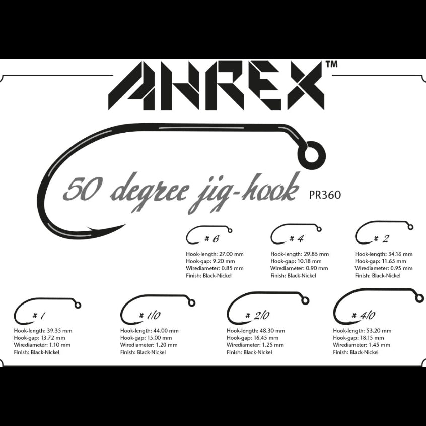 Ahrex PR360 50 Degree Jig Hook