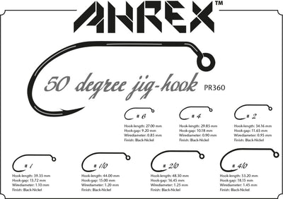 Ahrex PR360 50 Degree Jig Hook