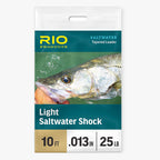 Rio Products saltwater tapered leader packaging with a fish image on a white background