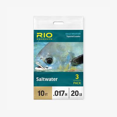 RIO Saltwater Tapered Leader Triple Pack - Nylon