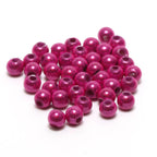 Pink Hareline 3D Beads on a white background