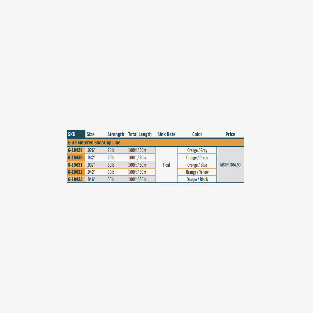 RIO Elite Metered Shooting Line