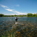 Sage Trout Spey HD Fly Rod in action