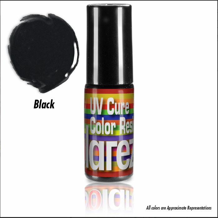 Solarez UV Fly Tie COLOR 5-gram Bottle w/Brush Cap Black 