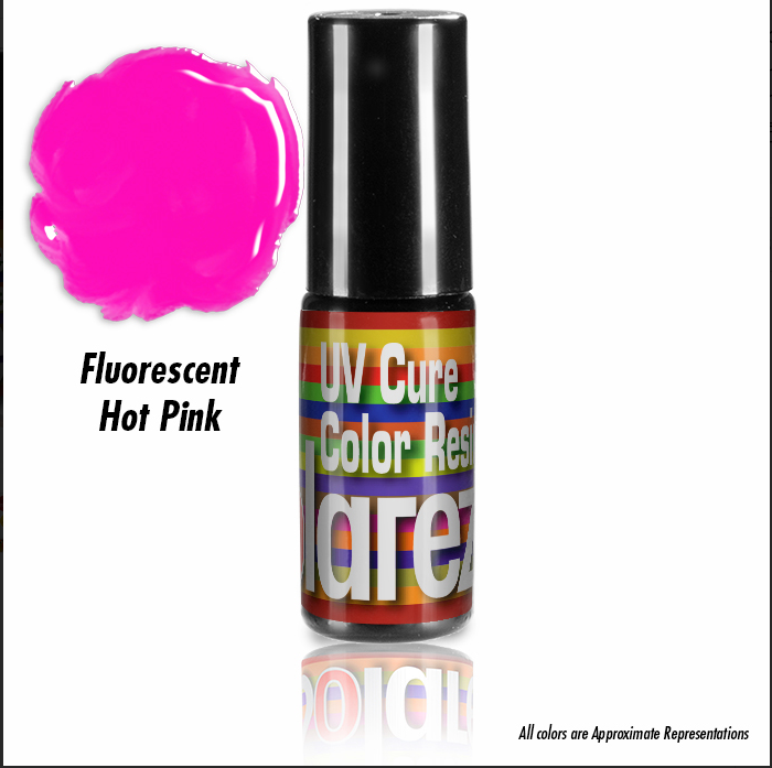 Pink Solarez UV Fly Tie COLOR 5-gram Bottle w/Brush Cap