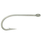 A single Umpqua TMC811S stainless steel hook with a straight eye design, intended for saltwater fishing.