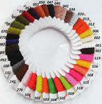 Packaged Wapsi Ultra Chenille Standard fly tying material color chart