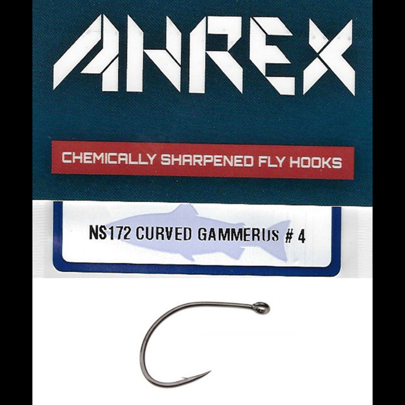 Ahrex NS172 Nordic Salt Curved Gammerus Hooks