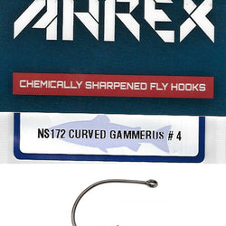 Ahrex NS172 Nordic Salt Curved Gammerus Hooks