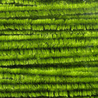 Close-up of green Hareline Fine Chenille
