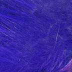 Close-up of blue Hareline 1/8" Crosscut Rabbit Strips