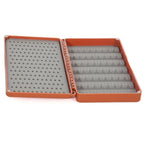 Open Fishpond Tacky Double Haul fly box with compartments on a white background