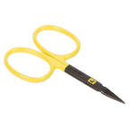 Yellow Loon arrow point scissors on a white background. 