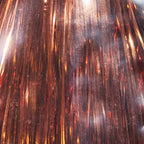 Close-up of metallic fibers with a textured surface