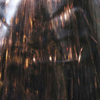 Close-up of copper Hedron Flashabou with highlights