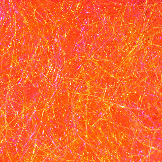 Textured red Hareline Senyo's Fusion Dub