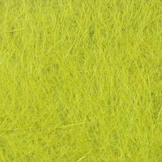 Close-up of bright yellow Hareline Rabbit Dubbin