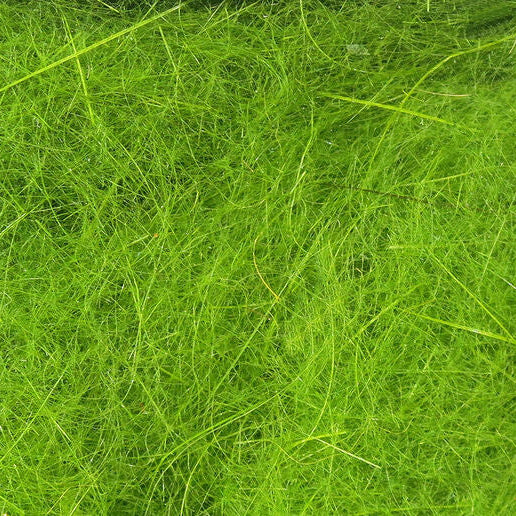 Close-up of green Hareline Rabbit Dubbin