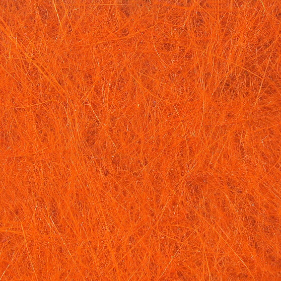 Close-up of orange Hareline Rabbit Dubbin