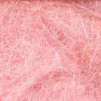 Close-up of pink Hareline Rabbit Dubbin