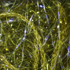 Close-up of a string Hareline Large Sized UV Polar Chenille