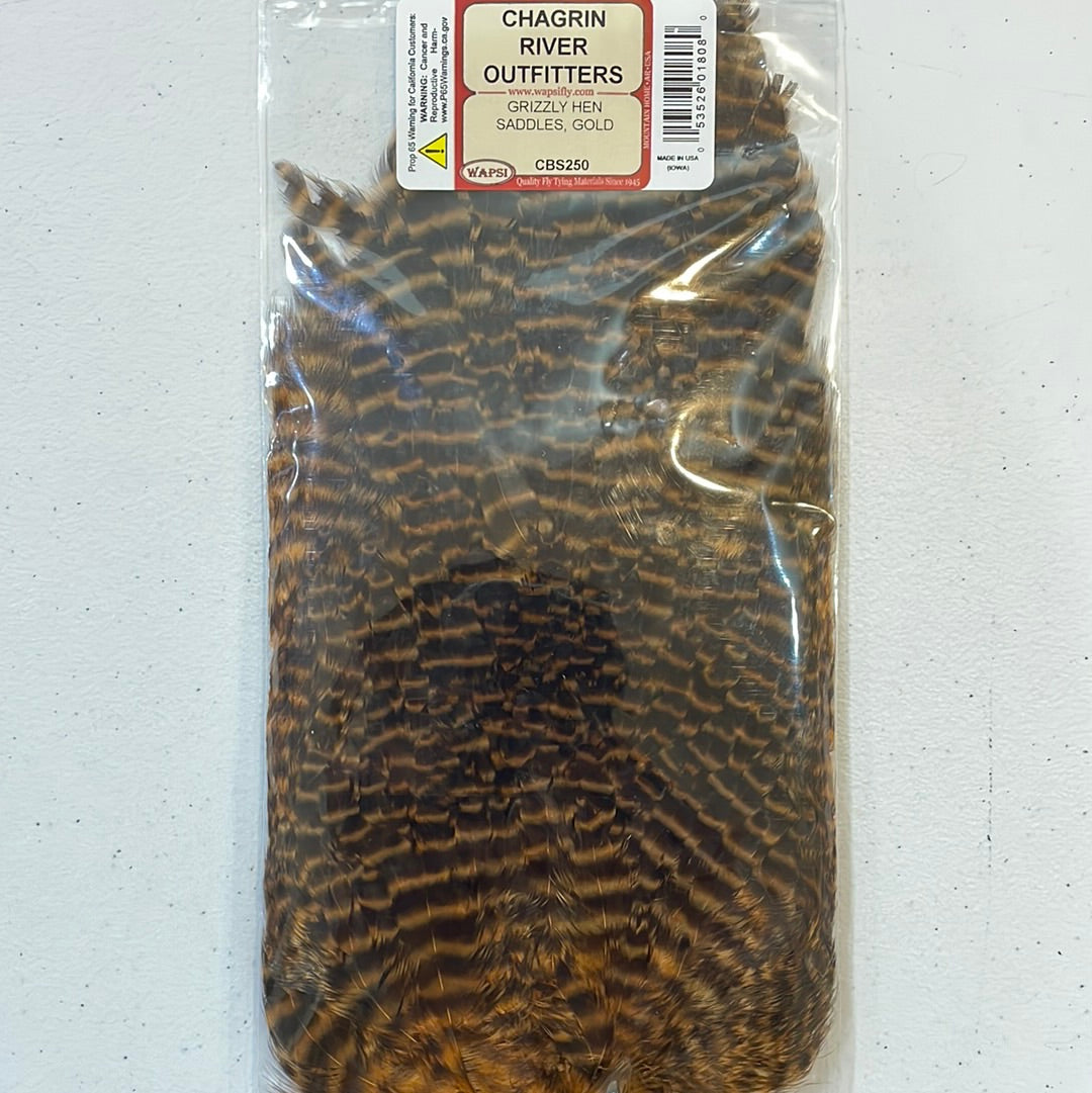 Wapsi Fly Grizzly Hen Saddles