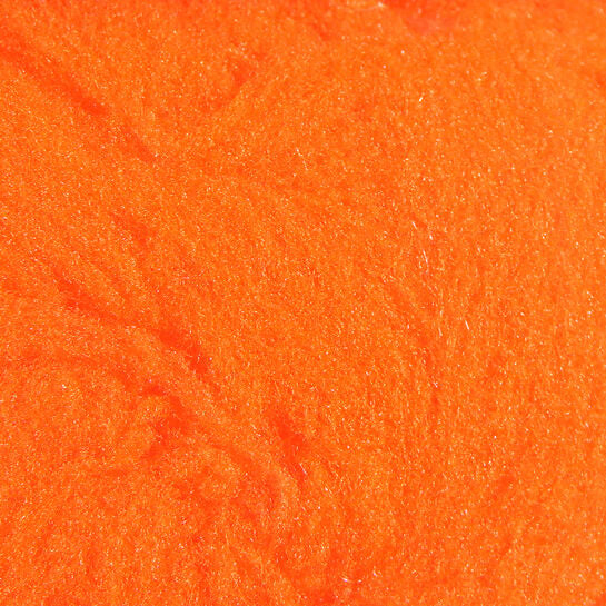 Close-up of bright orange Hareline McFLYFOAM