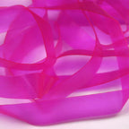 Pink translucent Hareline Scud Back 1/8” on a white background
