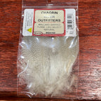 Packaged Wapsi Mallard Barred Flank in natural, select size for fly tying, visible through a clear plastic bag with a red and white label.
