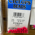 Wapsi Painted Brass Cyclops Beads
