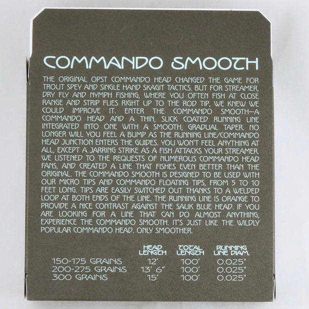 OPST Commando Smooth Integrated Skagit Head/Running Line