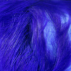 Close-up of blue Hareline Two Toned Rabbit Strips