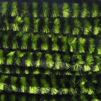 Close-up of green Hareline Variegated Medium Chenille