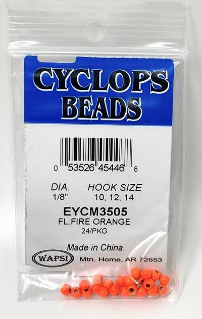 Wapsi Painted Brass Cyclops Beads