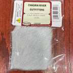 Packaged calf body hair for fly-tying, labeled Wapsi with the product code CB2828.