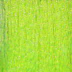 Close-up of green Hareline Krystal Flash