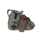 Fishpond Thunderhead Submersible Lumbar Pack in yucca color side view
