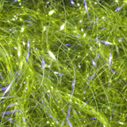 Close-up of green Hareline Large Sized UV Polar Chenille