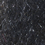 Close-up of black fibers on a black background