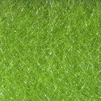 Close-up of green polar dub fiber with white specks