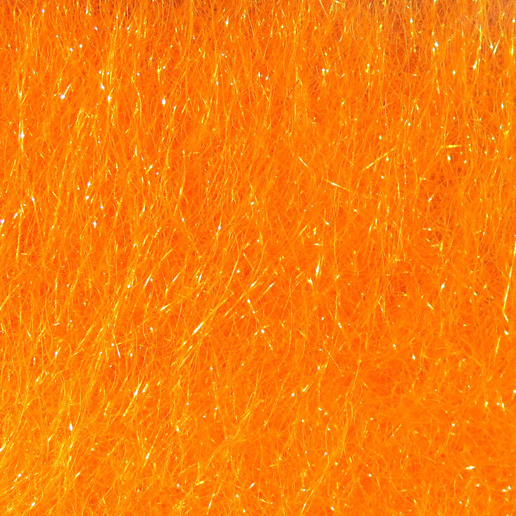 Close-up of bright orange fabric Polar dub