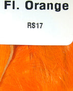 Fl. Orange color Hareline Rabbit Strips 1/8" 