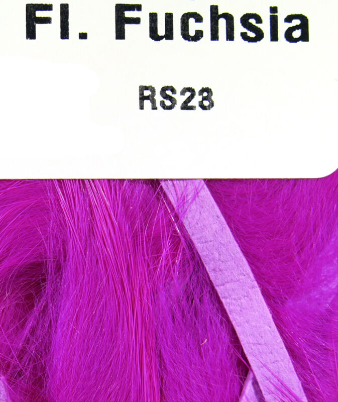 Fl. Fuchsia color Hareline Rabbit Strips 1/8" 