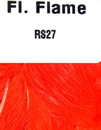 Fl. Flame color Hareline Rabbit Strips 1/8" 
