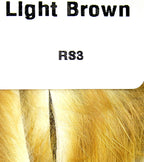 Light Brown color Hareline Rabbit Strips 1/8" 