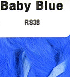Baby Blue color Hareline Rabbit Strips 1/8" 