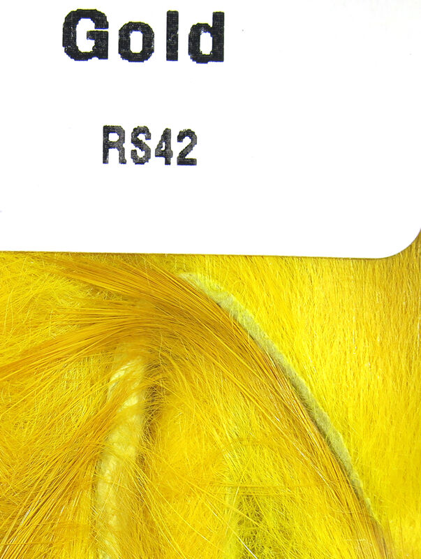 Gold color Hareline Rabbit Strips 1/8" 
