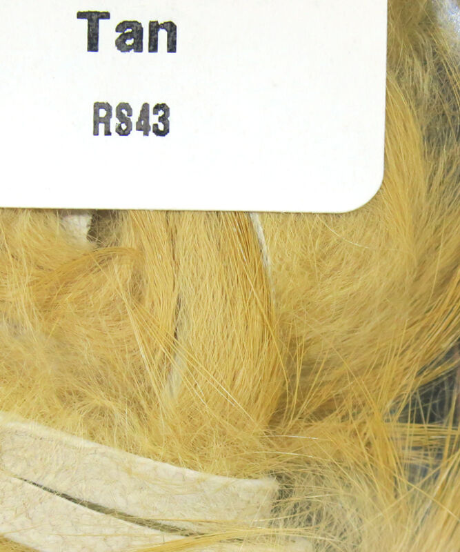 Tan color Hareline Rabbit Strips 1/8" 