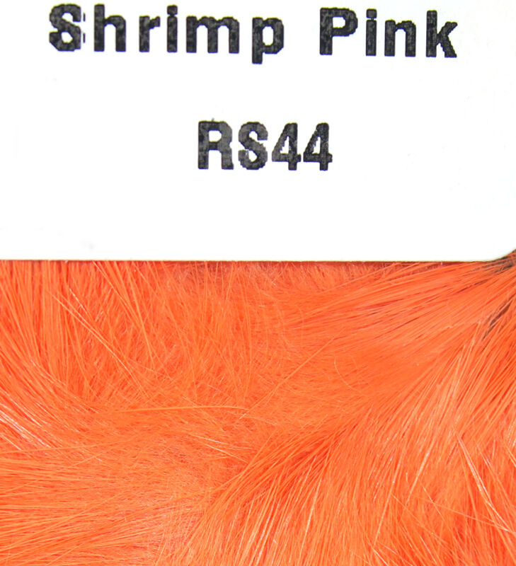 Shrimp Pink color Hareline Rabbit Strips 1/8" 